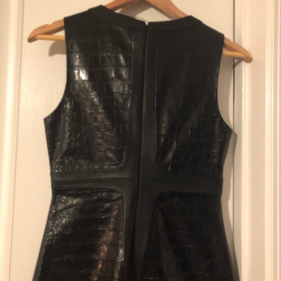 Michael Kors A-line faux leather dress - Picture 5 of 5
